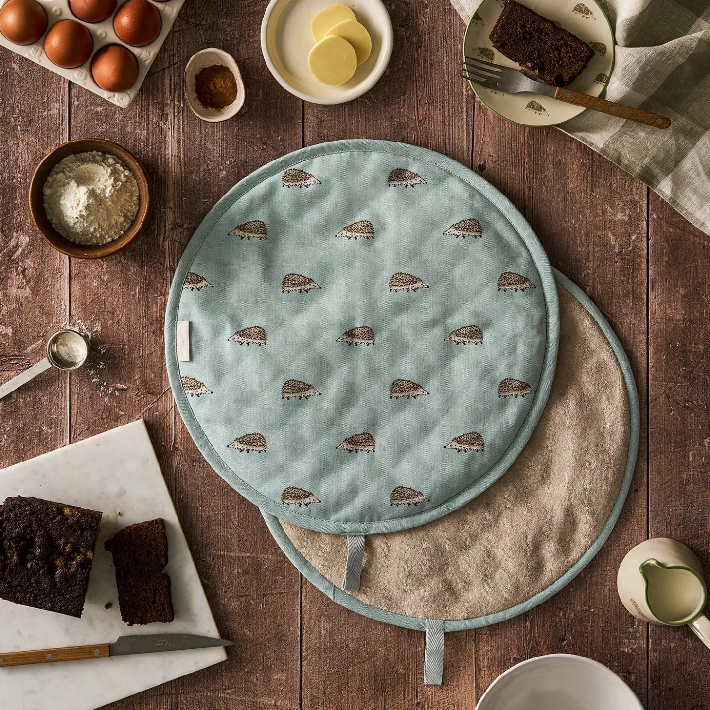 Hedgehogs Circular Hob Cover