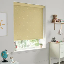 Hedgehogs Mustard Made to Measure Roller Blind