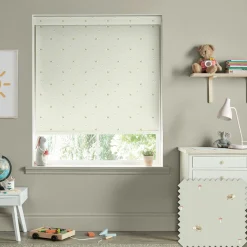 Hedgehogs Sage Green Made to Measure Roller Blind