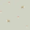 Hedgehogs Sage Green Made to Measure Roman Blind