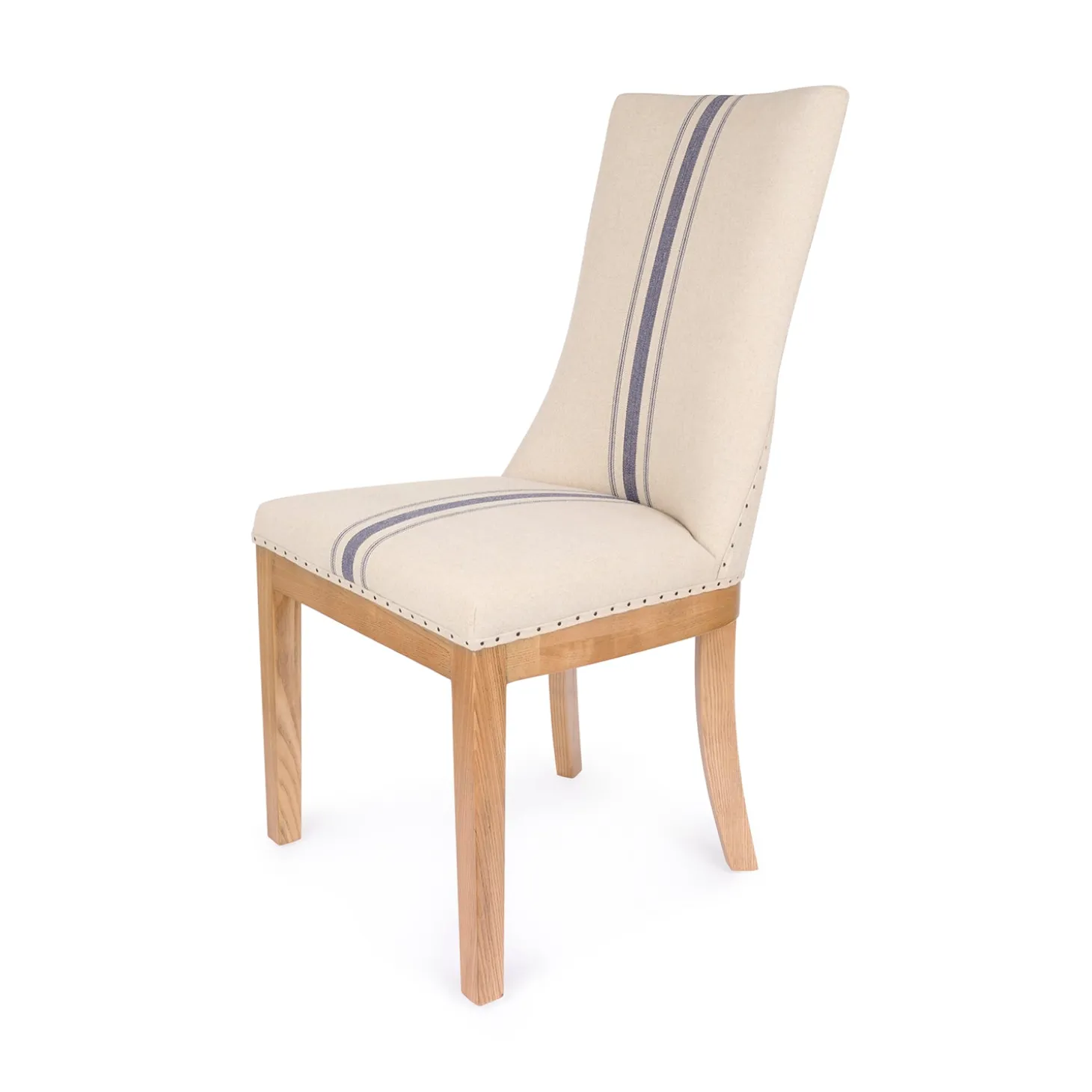 Holkham Navy Stripe Dining Chair