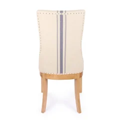 Holkham Navy Stripe Dining Chair
