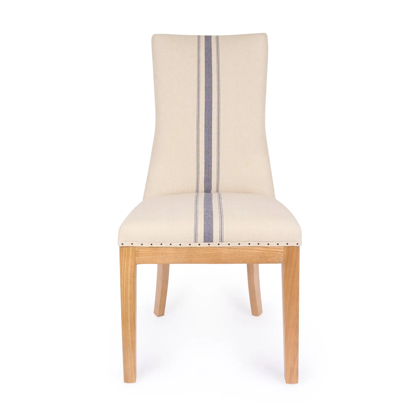 Holkham Navy Stripe Dining Chair