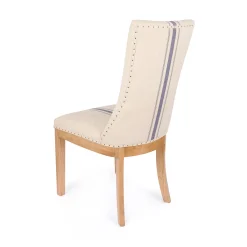 Holkham Navy Stripe Dining Chair