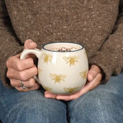 Honey Bees Stoneware Mug