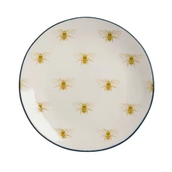 Honey Bees Stoneware Small Side Plate