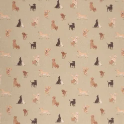 Labradors & Retrievers Fabric By The Metre