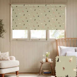 Labradors & Retrievers Khaki Made to Measure Roller Blind
