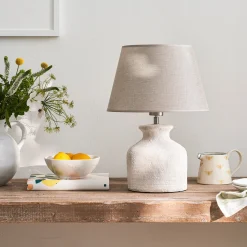Langham Rustic Stoneware Table Lamp