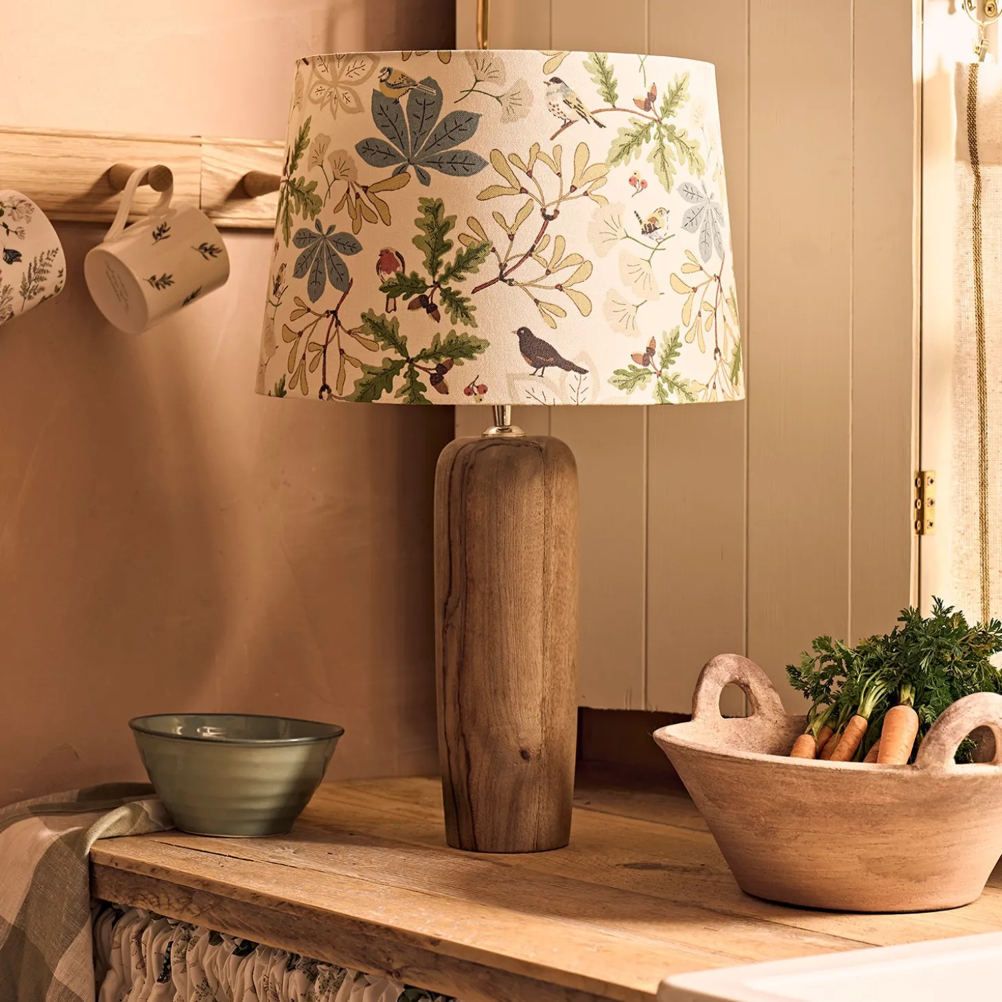 Langham Tapered Wood Table Lamp Base