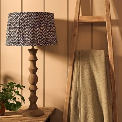 Langham Turned Wood Lamp Base