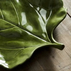 Leaf Earthenware Serving Platter