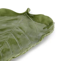 Leaf Earthenware Serving Platter