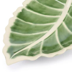 Leaf Stoneware Serving Dish