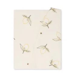 Lemons Embroidered Round Tablecloth