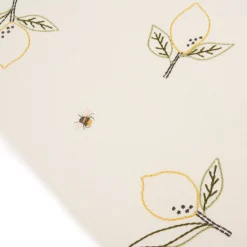 Lemons Embroidered Table Runner