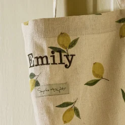 Lemons Linen Apron