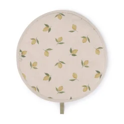 Lemons Linen Circular Hob Cover