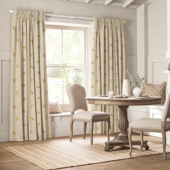 Lemons Linen Look Made to Measure Curtains