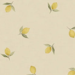 Lemons Linen Look Made to Measure Roller Blind