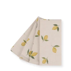 Lemons Linen Napkins (Set of 4)