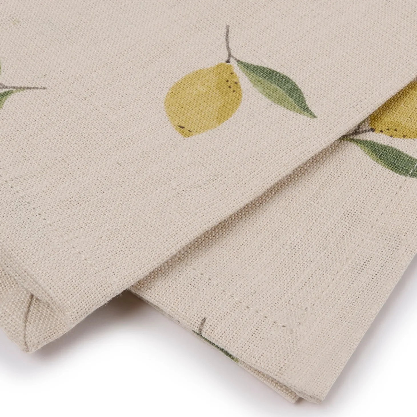 Lemons Linen Napkins (Set of 4)