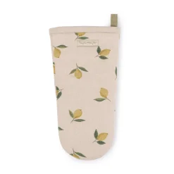 Lemons Linen Oven Mitt