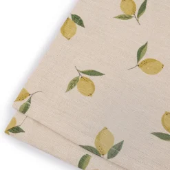 Lemons Linen Tablecloth