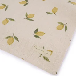 Lemons Linen Table Runner