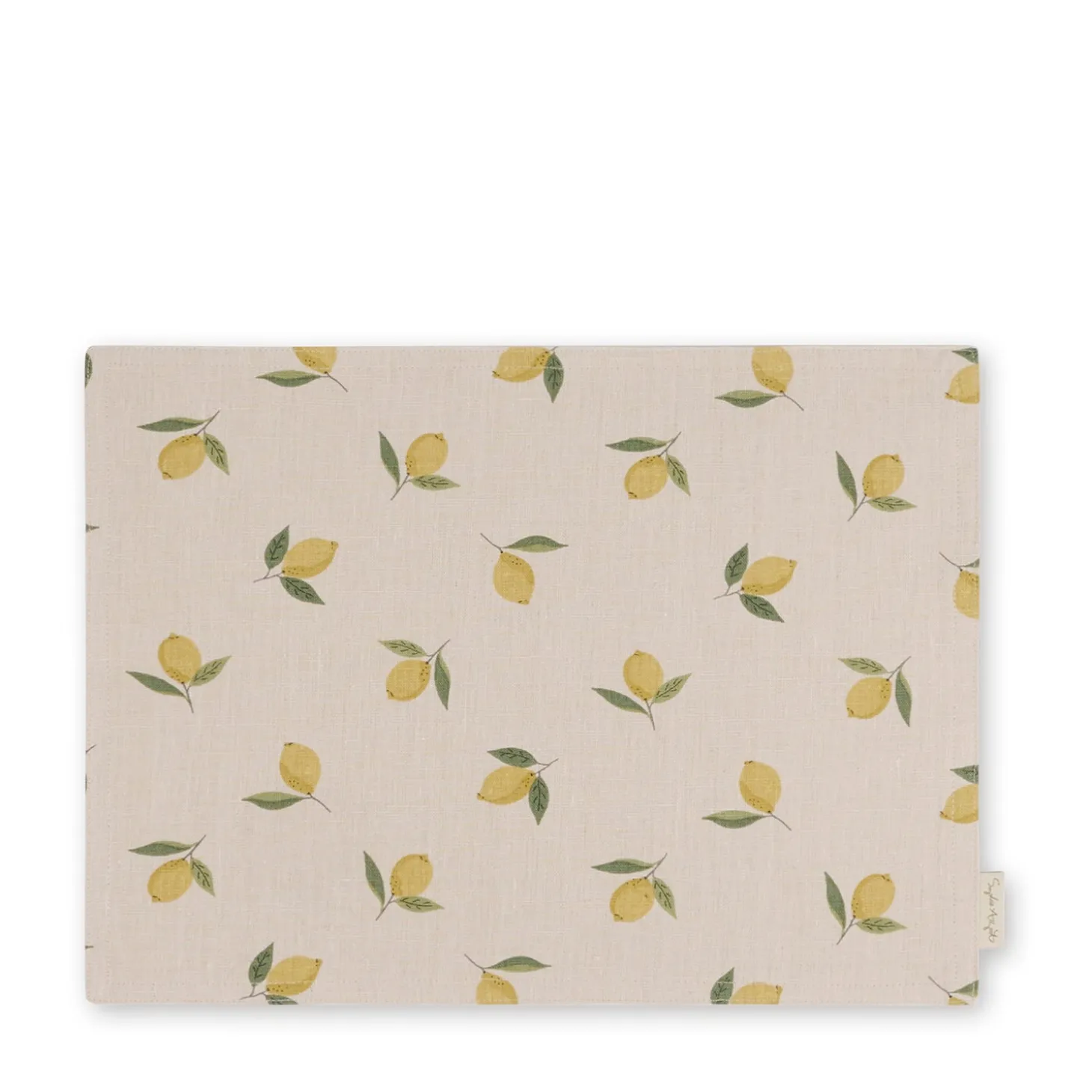 Lemons Linen Washable Placemats (Set of 2)
