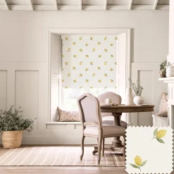 Lemons Off White Made to Measure Roller Blind