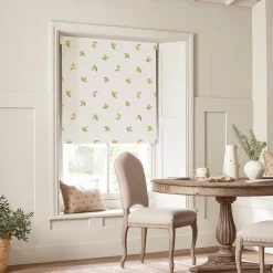 Lemons Off White Made to Measure Roller Blind