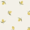 Lemons Off White Made to Measure Roman Blind