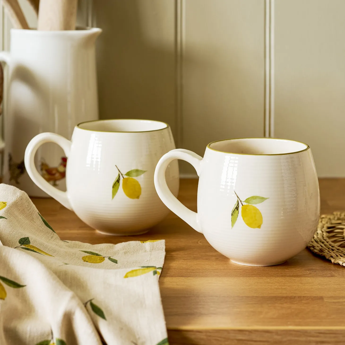 Lemons Stoneware Mug