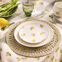 Lemons Stoneware Side Plate