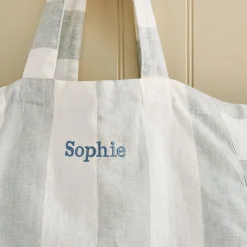 Lobster Linen Tote Bag