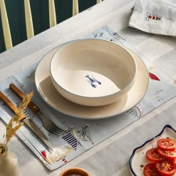Lobster Stoneware Pasta Bowl
