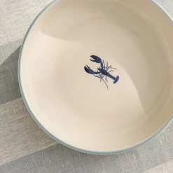 Lobster Stoneware Pasta Bowl