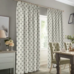 Lobster White Made to Measure Curtains