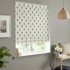 Lobster White Made to Measure Roman Blind