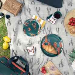 Lobster Woven Picnic Blanket