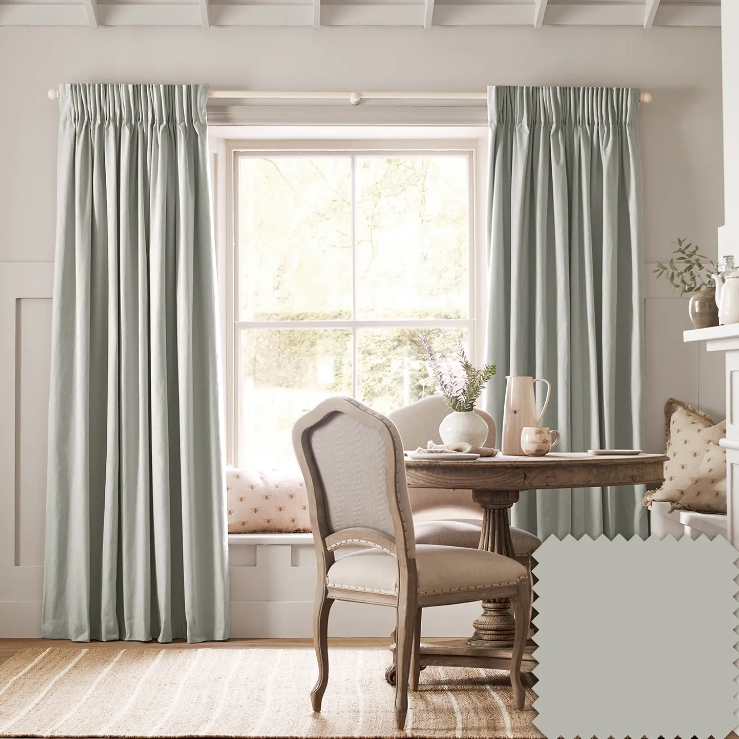 Lyddington Mist Made to Measure Curtains