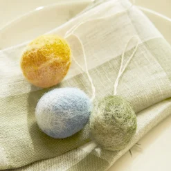 Marbled Egg Baubles (Set of 3)