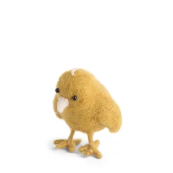 Mini Felt Chicken Bauble - Ochre