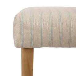 Oakham Bar Stool - Burley Blue Stripe