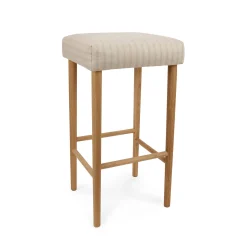 Oakham Bar Stool - Burley Blue Stripe