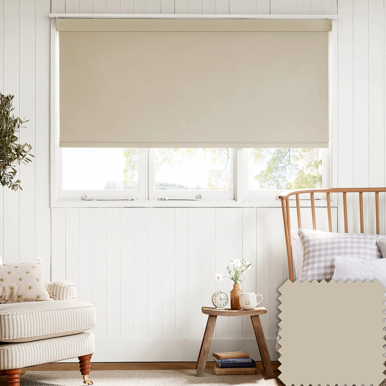 Oakham Taupe Made to Measure Roller Blind