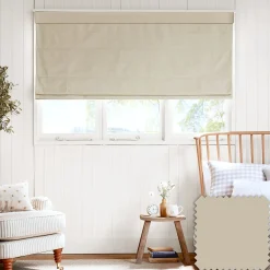 Oakham Taupe Made to Measure Roman Blind