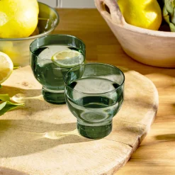 Olive Green Tumblers (Set of 4)