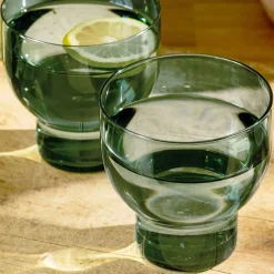 Olive Green Tumblers (Set of 4)